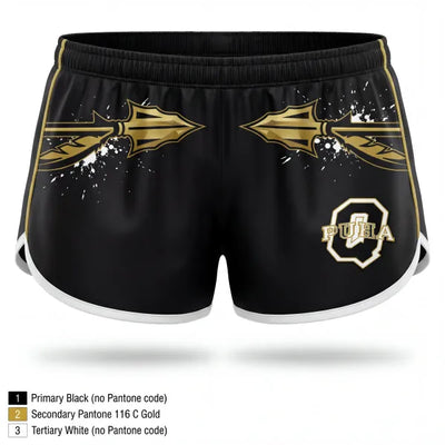 Quanah High School Tennis 26440127 Women's Shorts - 1