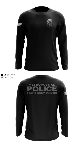 Long Sleeve Performance Shirt, Domestic Security Operations, Police, Teamtime, Team time, sublimation, custom sports apparel, team uniforms, spirit wear, spiritwear, sports uniforms, custom shirts, team store, custom team store, fundraiser sports, apparel fundraiser