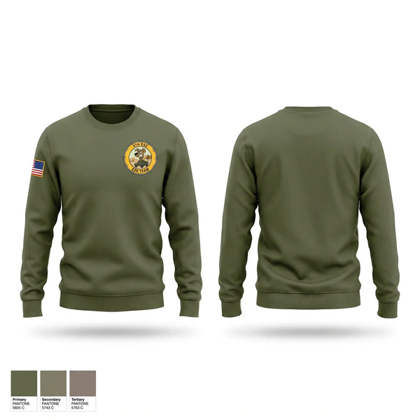 Crew Neck Sweatshirt, 4ESC, Army, Teamtime, Team time, sublimation, custom sports apparel, team uniforms, spirit wear, spiritwear, sports uniforms, custom shirts, team store, custom team store, fundraiser sports, apparel fundraiser