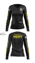 Uintah County Sheriffs Office Women's Long Sleeve V-neck Shirt - 50