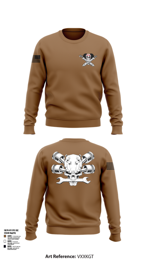 Crew Neck Sweatshirt, Fox 1-320th F-CO FAR, , Teamtime, Team time, sublimation, custom sports apparel, team uniforms, spirit wear, spiritwear, sports uniforms, custom shirts, team store, custom team store, fundraiser sports, apparel fundraiser