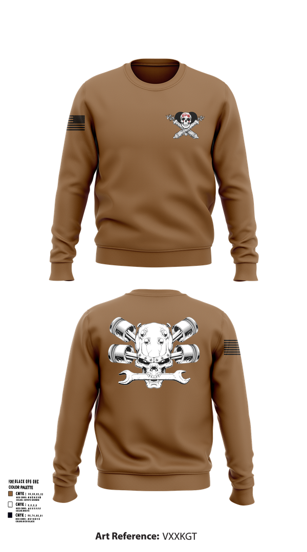 Crew Neck Sweatshirt, Fox 1-320th F-CO FAR, , Teamtime, Team time, sublimation, custom sports apparel, team uniforms, spirit wear, spiritwear, sports uniforms, custom shirts, team store, custom team store, fundraiser sports, apparel fundraiser