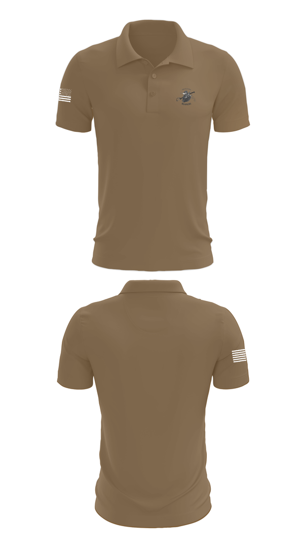 Short Sleeve Performance Polo, 984 MP CO 2nd Platoon, , Teamtime, Team time, sublimation, custom sports apparel, team uniforms, spirit wear, spiritwear, sports uniforms, custom shirts, team store, custom team store, fundraiser sports, apparel fundraiser