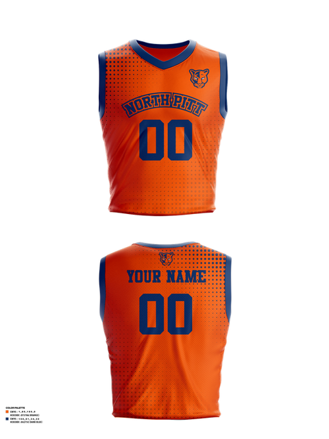 Womens Basketball Jersey, North Pitt High School Basketball, Men's Basketball, Teamtime, Team time, sublimation, custom sports apparel, team uniforms, spirit wear, spiritwear, sports uniforms, custom shirts, team store, custom team store, fundraiser sports, apparel fundraiser