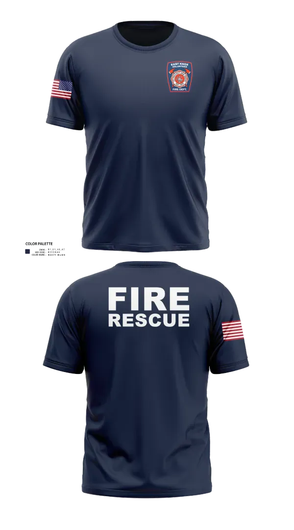 East Knox Fire 59252890 Old School Cotton Feel Shirt - 21