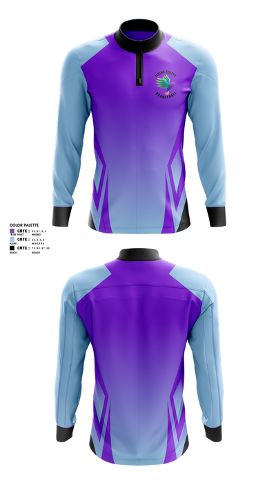 Flying Ferets Quarter Zip Jacket - 1