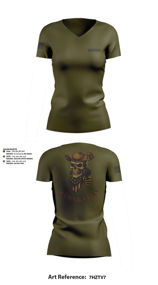 Womens Short Sleeve Vneck Shirt, 1776 Military Police Company, , Teamtime, Team time, sublimation, custom sports apparel, team uniforms, spirit wear, spiritwear, sports uniforms, custom shirts, team store, custom team store, fundraiser sports, apparel fundraiser