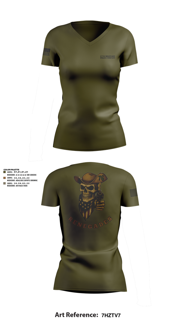 Womens Short Sleeve Vneck Shirt, 1776 Military Police Company, , Teamtime, Team time, sublimation, custom sports apparel, team uniforms, spirit wear, spiritwear, sports uniforms, custom shirts, team store, custom team store, fundraiser sports, apparel fundraiser