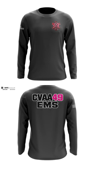 Long Sleeve Performance Shirt, Coudersport Ems, EMS/EMT, Teamtime, Team time, sublimation, custom sports apparel, team uniforms, spirit wear, spiritwear, sports uniforms, custom shirts, team store, custom team store, fundraiser sports, apparel fundraiser