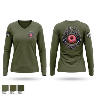 Old School Cotton Feel Shirt, Donut Shop Police Department, Police, Teamtime, Team time, sublimation, custom sports apparel, team uniforms, spirit wear, spiritwear, sports uniforms, custom shirts, team store, custom team store, fundraiser sports, apparel fundraiser