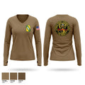 C/JTF MAGNOLIA Women's Long Sleeve V-neck Shirt - 1