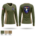 USAWHC GC3T Women's Long Sleeve V-neck Shirt - 1