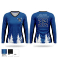 Central Wisconsin lumberjacks Women's Long Sleeve V-neck Shirt - 1