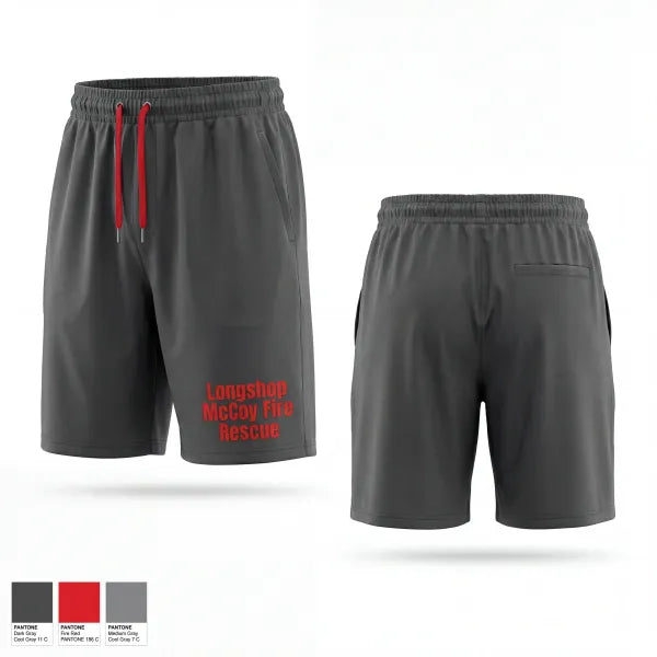 Athletic Shorts With Pockets, Longshop McCoy Fire Rescue, Fire Department, Teamtime, Team time, sublimation, custom sports apparel, team uniforms, spirit wear, spiritwear, sports uniforms, custom shirts, team store, custom team store, fundraiser sports, apparel fundraiser