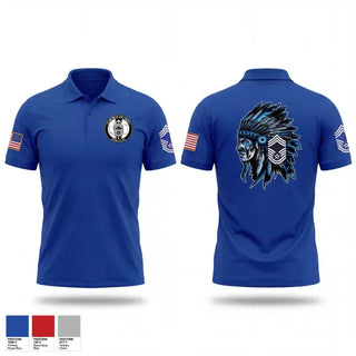 Short Sleeve Performance Polo, Fairchild AFB Chiefs, Air Force, Teamtime, Team time, sublimation, custom sports apparel, team uniforms, spirit wear, spiritwear, sports uniforms, custom shirts, team store, custom team store, fundraiser sports, apparel fundraiser