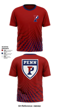 University of Pennsylvania Wrestling Quakers 74407177 Short Sleeve Performance Shirt - 1