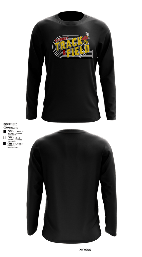 Long Sleeve Performance Shirt, Fairbury Jeffs Track & Field, Track & Field, Teamtime, Team time, sublimation, custom sports apparel, team uniforms, spirit wear, spiritwear, sports uniforms, custom shirts, team store, custom team store, fundraiser sports, apparel fundraiser