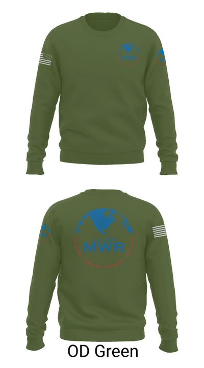 FAMILY AND MORALE, WELFARE AND RECREATION 29684136 Crew Neck Sweatshirt - 45