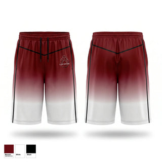 Mens Reversible Basketball Shorts, Leicester High School Basketball, Men's Basketball, Teamtime, Team time, sublimation, custom sports apparel, team uniforms, spirit wear, spiritwear, sports uniforms, custom shirts, team store, custom team store, fundraiser sports, apparel fundraiser