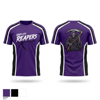 Short Sleeve Performance Shirt, Windy City Reapers, Baseball, Teamtime, Team time, sublimation, custom sports apparel, team uniforms, spirit wear, spiritwear, sports uniforms, custom shirts, team store, custom team store, fundraiser sports, apparel fundraiser
