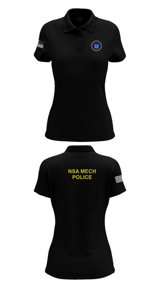 Womens Short Sleeve Performance Polo, NSA Mechanicsburg, , Teamtime, Team time, sublimation, custom sports apparel, team uniforms, spirit wear, spiritwear, sports uniforms, custom shirts, team store, custom team store, fundraiser sports, apparel fundraiser