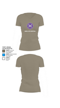 Manual Arts Basketball 90982455 Women's Short Sleeve V-neck Shirt - 25