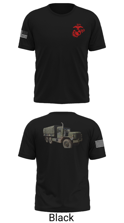 H&S Battalion HQ CO Station Motor T 63932738 Old School Cotton Feel Shirt - 30