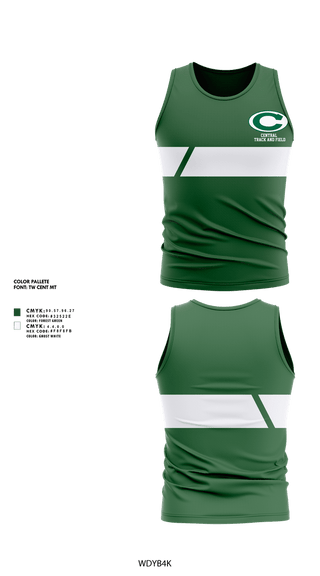 Tank Top, Central, Track & Field, Teamtime, Team time, sublimation, custom sports apparel, team uniforms, spirit wear, spiritwear, sports uniforms, custom shirts, team store, custom team store, fundraiser sports, apparel fundraiser