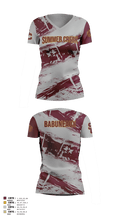 Summer Creek High School Bowling 37718060 Women's Short Sleeve V-neck Shirt - 5