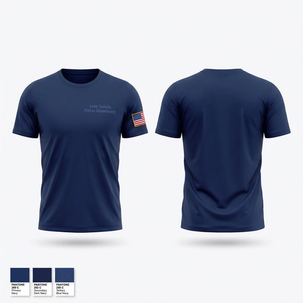 Short Sleeve Performance Shirt, Lake Quivira Police Department, Police, Teamtime, Team time, sublimation, custom sports apparel, team uniforms, spirit wear, spiritwear, sports uniforms, custom shirts, team store, custom team store, fundraiser sports, apparel fundraiser