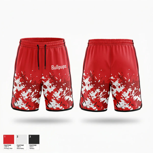 Athletic Shorts With Pockets, Bullpups, , Teamtime, Team time, sublimation, custom sports apparel, team uniforms, spirit wear, spiritwear, sports uniforms, custom shirts, team store, custom team store, fundraiser sports, apparel fundraiser