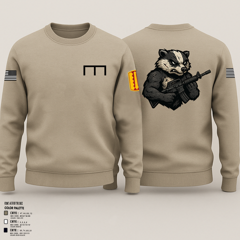 Crew Neck Sweatshirt, 180th ESC, , Teamtime, Team time, sublimation, custom sports apparel, team uniforms, spirit wear, spiritwear, sports uniforms, custom shirts, team store, custom team store, fundraiser sports, apparel fundraiser