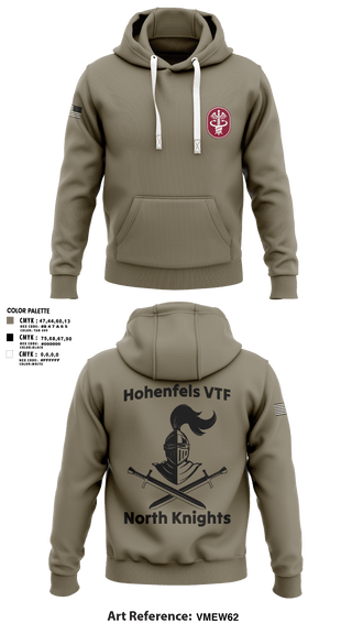 Hoodie, Hohenfels VTF, Army, Teamtime, Team time, sublimation, custom sports apparel, team uniforms, spirit wear, spiritwear, sports uniforms, custom shirts, team store, custom team store, fundraiser sports, apparel fundraiser