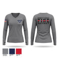 Monett Rural Fire District 89439630 Women's Long Sleeve V-neck Shirt - 1