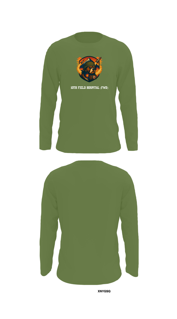 Long Sleeve Performance Shirt, 10th Field Hospital (FWD), , Teamtime, Team time, sublimation, custom sports apparel, team uniforms, spirit wear, spiritwear, sports uniforms, custom shirts, team store, custom team store, fundraiser sports, apparel fundraiser