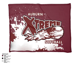 Blanket, Auburn Xtreme, Softball, Teamtime, Team time, sublimation, custom sports apparel, team uniforms, spirit wear, spiritwear, sports uniforms, custom shirts, team store, custom team store, fundraiser sports, apparel fundraiser