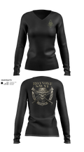 Roanoke SWAT 27210118 Women's Long Sleeve V-neck Shirt - 21