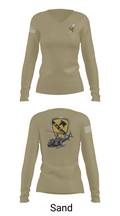 3227 aircav 53479323 Women's Long Sleeve V-neck Shirt - 97