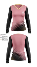 Rangers  Women's Long Sleeve V-neck Shirt - 1