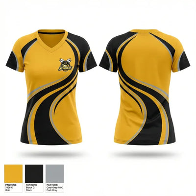 Stingers 50147737 Women's Short Sleeve V-neck Shirt - 2