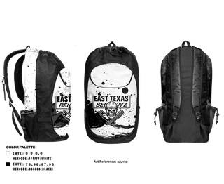 Gear Bag, East Texas Beltboyz, , Teamtime, Team time, sublimation, custom sports apparel, team uniforms, spirit wear, spiritwear, sports uniforms, custom shirts, team store, custom team store, fundraiser sports, apparel fundraiser