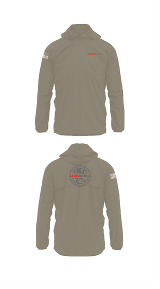 Windbreaker, GardaWorld, Police, Teamtime, Team time, sublimation, custom sports apparel, team uniforms, spirit wear, spiritwear, sports uniforms, custom shirts, team store, custom team store, fundraiser sports, apparel fundraiser