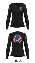 VB 20195801 Women's Long Sleeve V-neck Shirt - 37