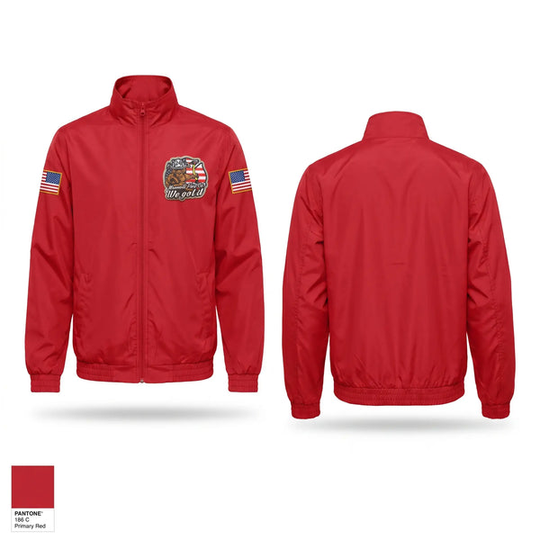 Windbreaker, Morrell Volunteer Fire Company, Fire Department, Teamtime, Team time, sublimation, custom sports apparel, team uniforms, spirit wear, spiritwear, sports uniforms, custom shirts, team store, custom team store, fundraiser sports, apparel fundraiser