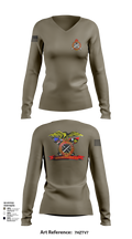 FMS #9 18239341 Women's Long Sleeve V-neck Shirt - 103