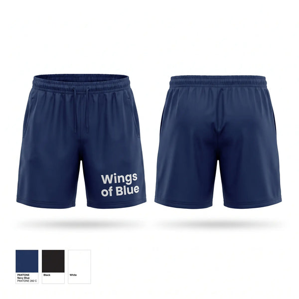 Athletic Shorts With Pockets, Wings of Blue, Air Force, Teamtime, Team time, sublimation, custom sports apparel, team uniforms, spirit wear, spiritwear, sports uniforms, custom shirts, team store, custom team store, fundraiser sports, apparel fundraiser