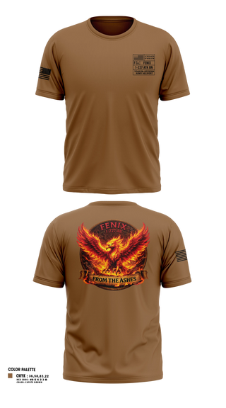 Short Sleeve Performance Shirt, Fenix, 1-227 AB, 1 ACB, 1 CD, Army, Teamtime, Team time, sublimation, custom sports apparel, team uniforms, spirit wear, spiritwear, sports uniforms, custom shirts, team store, custom team store, fundraiser sports, apparel fundraiser