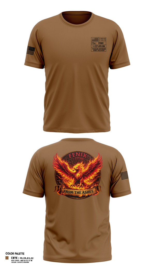 Short Sleeve Performance Shirt, Fenix, 1-227 AB, 1 ACB, 1 CD, Army, Teamtime, Team time, sublimation, custom sports apparel, team uniforms, spirit wear, spiritwear, sports uniforms, custom shirts, team store, custom team store, fundraiser sports, apparel fundraiser