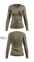 208 Transportation Company 94479647 Women's Long Sleeve V-neck Shirt - 1