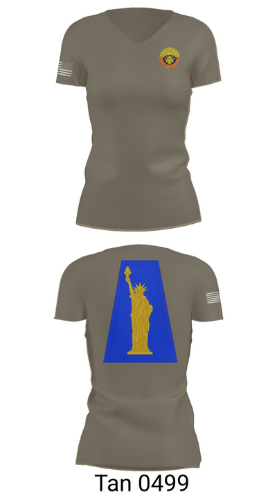 389th CSSB 42999540 Women's Short Sleeve V-neck Shirt - 68